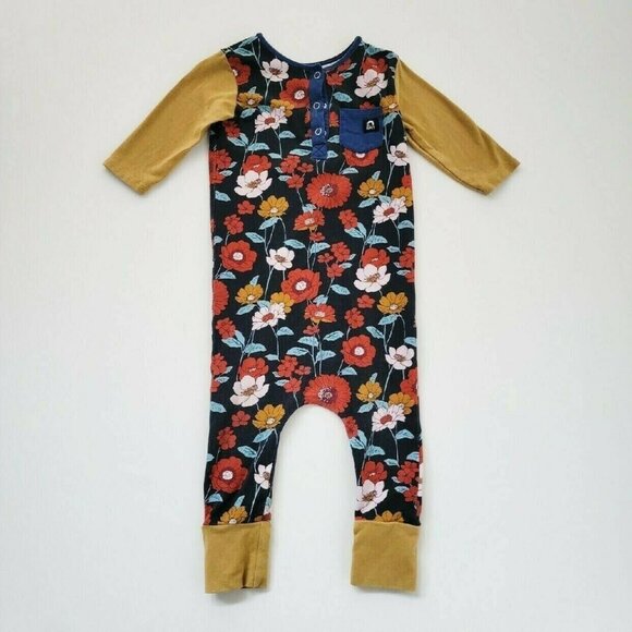 Rags to Raches Other - Rags Henley Pocket Romper - 2Y